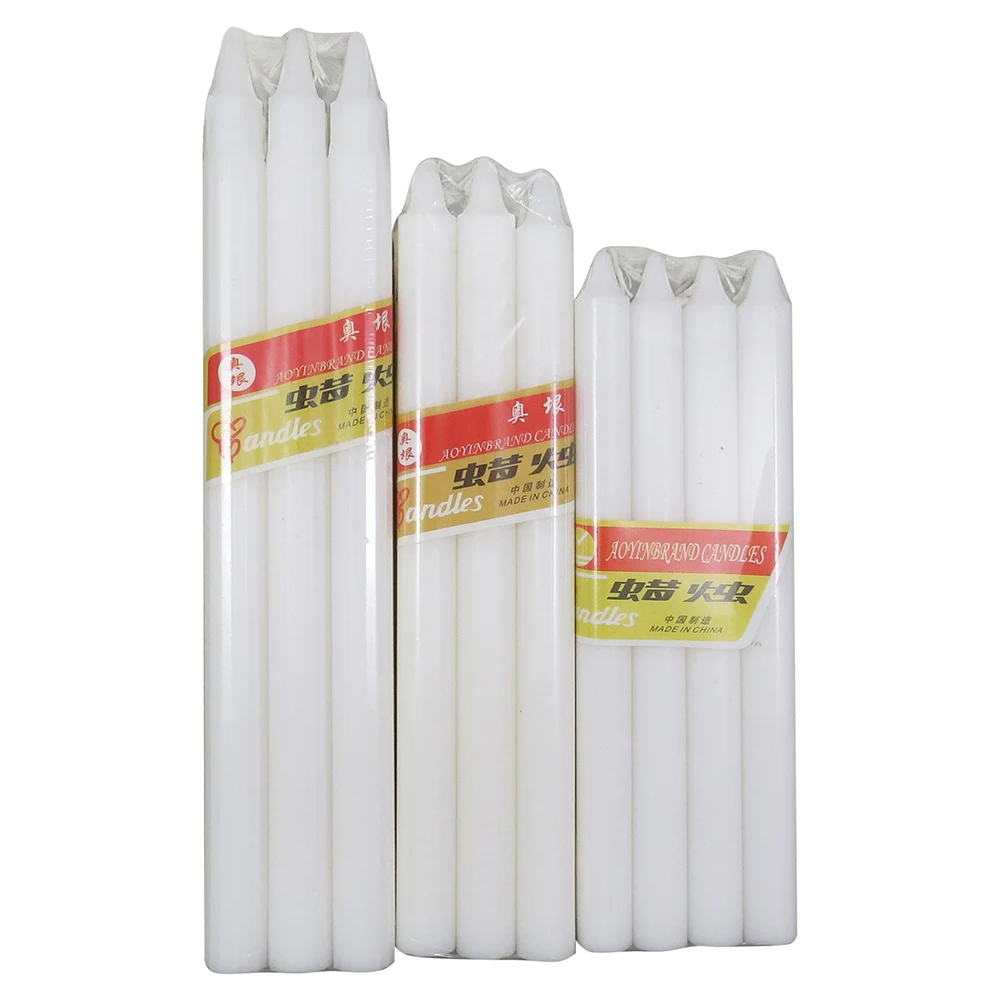 China Wholesale White Rainbow Candle Spell Handmade