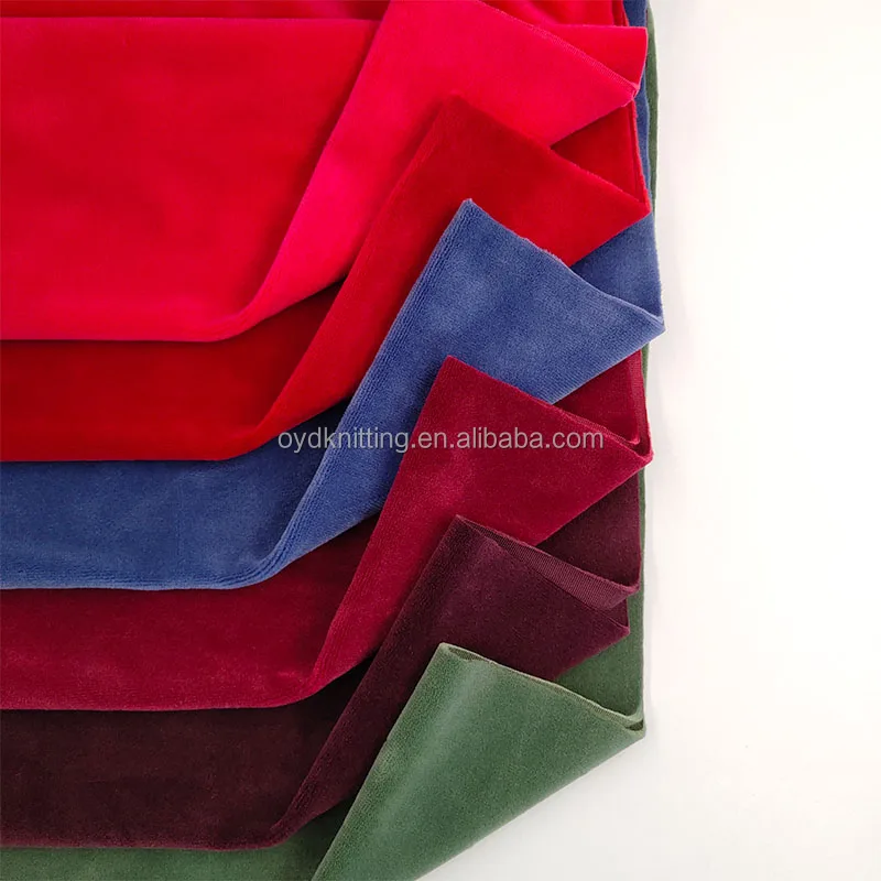 Factory Velboa/Velour Fabric Super Soft Fleece Fabric Spandex Francis Velvet Fabric One Side PD for Garment/Pajama/Toy