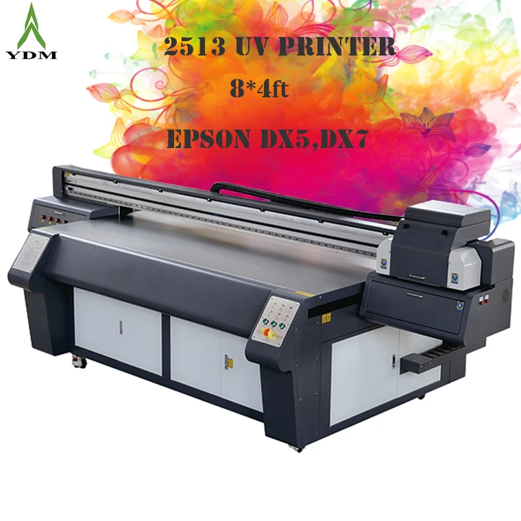 Industrial large format 2d 3d UV flatbed printer in digital inkjet ,floor wall printing machine,multicolor ,textile,ceramic