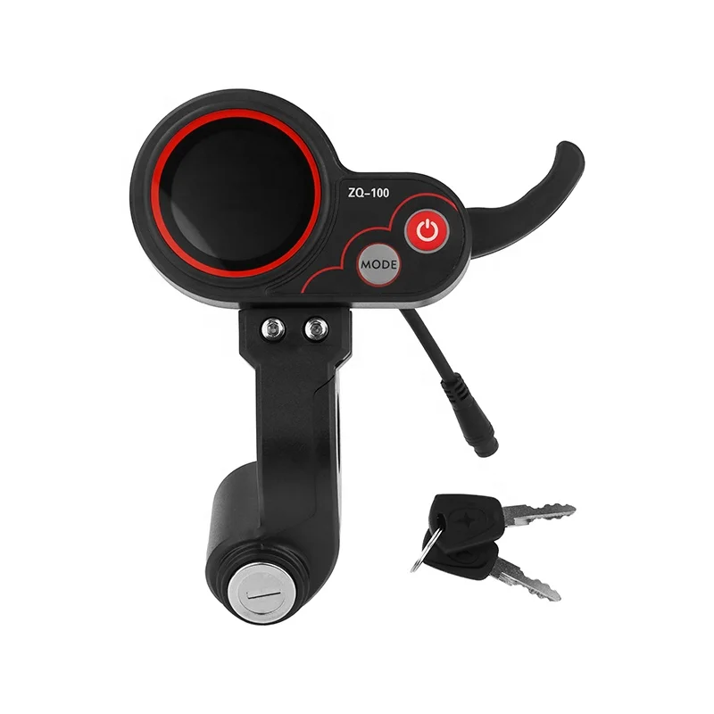 With Key ZQ-100 6 Pins Scooter Meter Switch Accelerator for Kugoo Scooter Accessories with accelerator and display