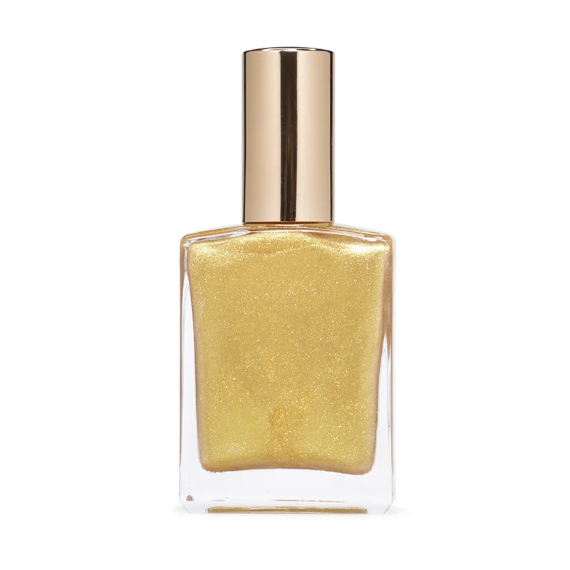 Oem Odm No Logo Vegan Shiny Glow Liquid Spray Makeup Shimmer Sun Body Tanning Oil Tanning Lotion