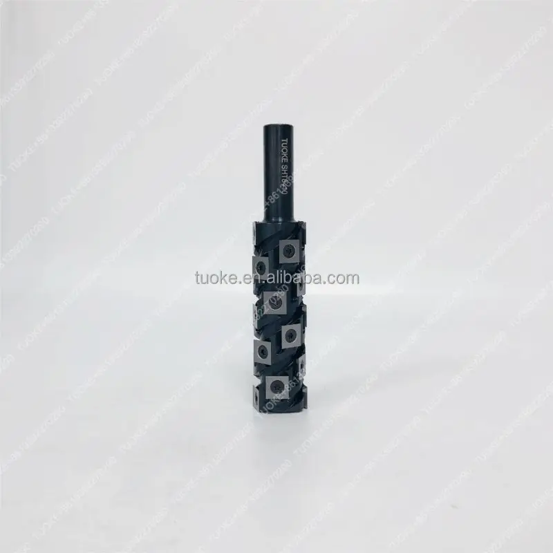 TUOKE 16x30x100 Woodworking Tools for Spiral Cutter Edge Trimming Cutter