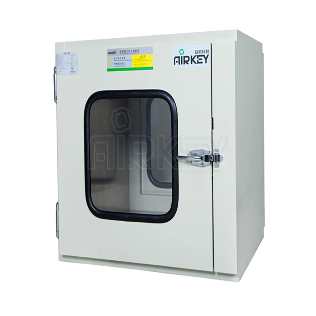 
AIRKEY Dynamic Pass Box sterile and Class 100 Clean room Dust free Portable Clean Room Customized Coating Paint Plate SS 
