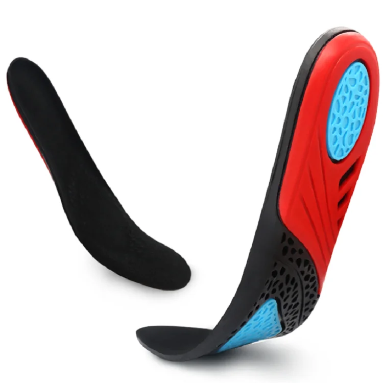 Высокоэластичная дышащая дезодорирующая спортивная стелька для поддержки стопы, впитывающая пот