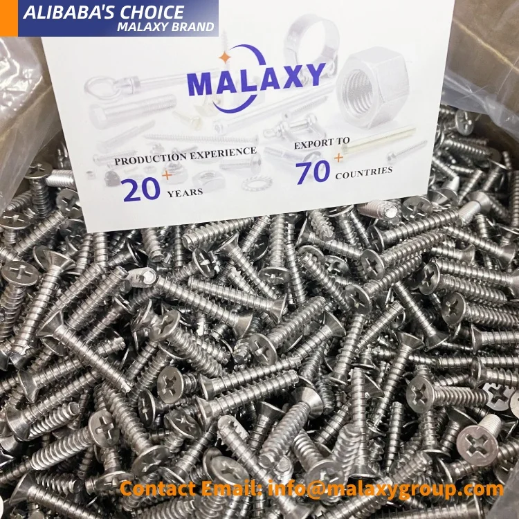 MALAXY Din7991 M3 M4 M5 M6 Pure Brass Flat Hex Socket Countersunk Head Screw