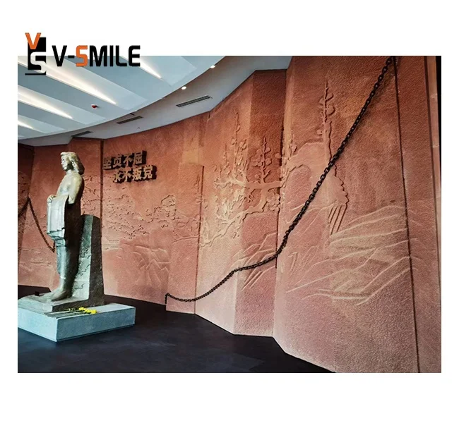 Sandstone Flowers Stone Relievo Sandstone Relievo Relief Exterior Wall Panels Sandstone Wall Cladding Panels