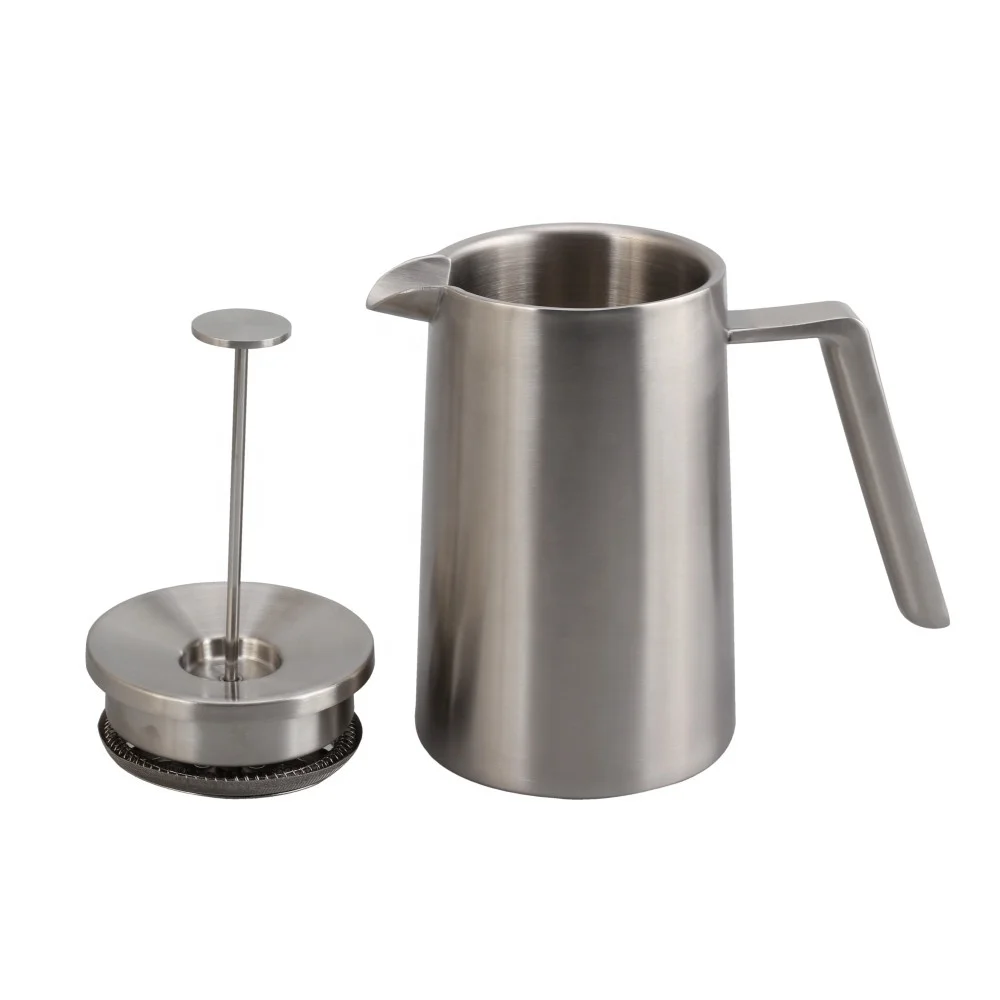 2021 New Fashion French Press Coffee Maker with Stainless Steel