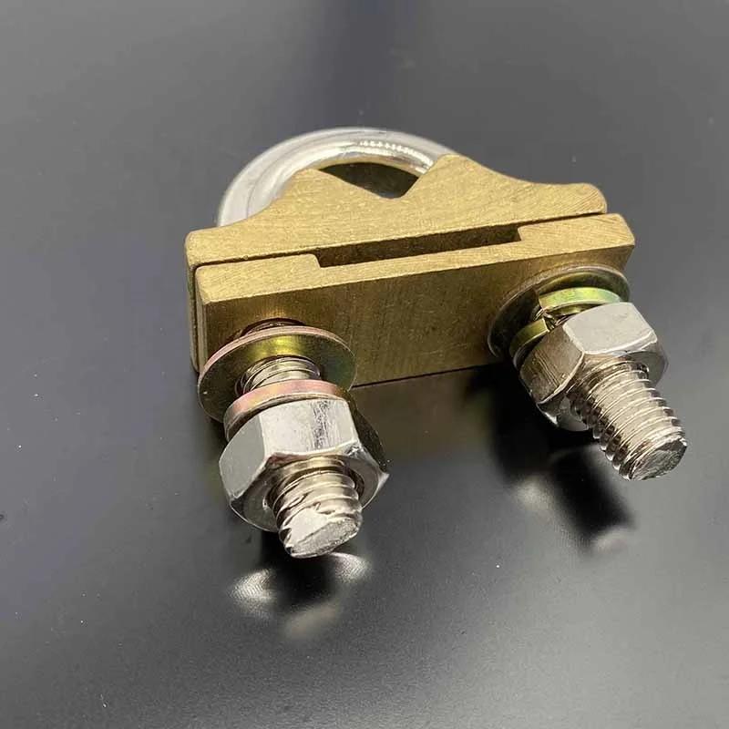 Ground Rod Clamp U Bolt grounding clamp for Earthing