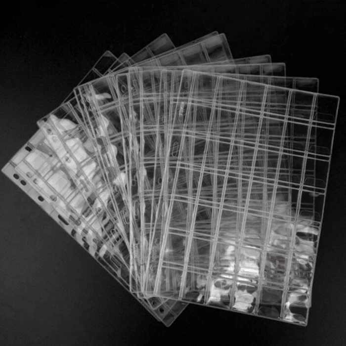 Coins Collecting Book Album Protectors Sleeves Coin Collection Supplies Pages Coin Binder