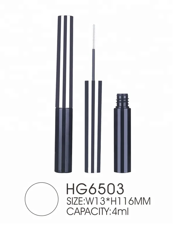 High quality thin custom makeup black eyeliner pen packaging tube