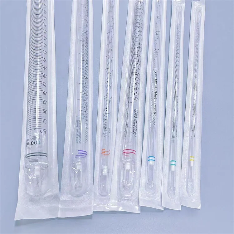 Factory direct promotion Medical laboratory disposable multi specificaition serological sterile plastic pipettes