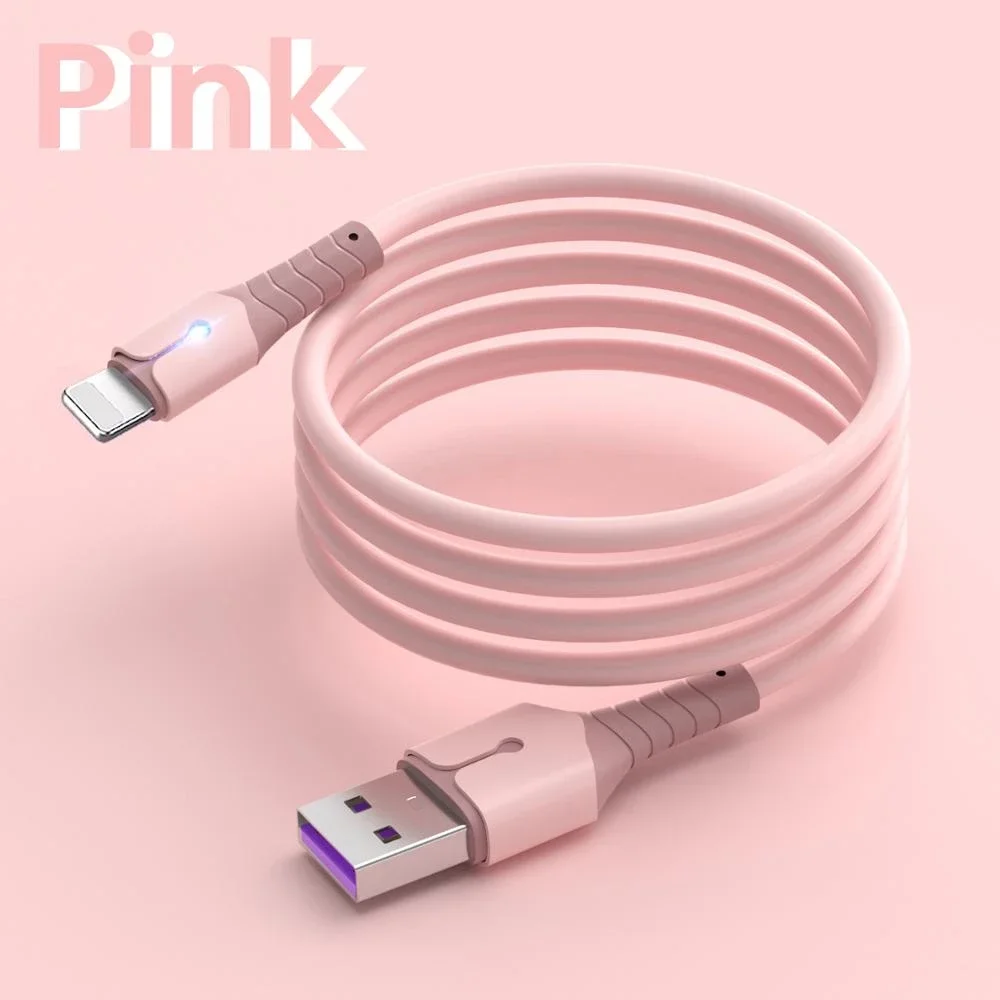 Liquid Silicone Super Fast Charge Cable Micro USB Type C Cable for Samsung Huawei Xiaomi Data Cable