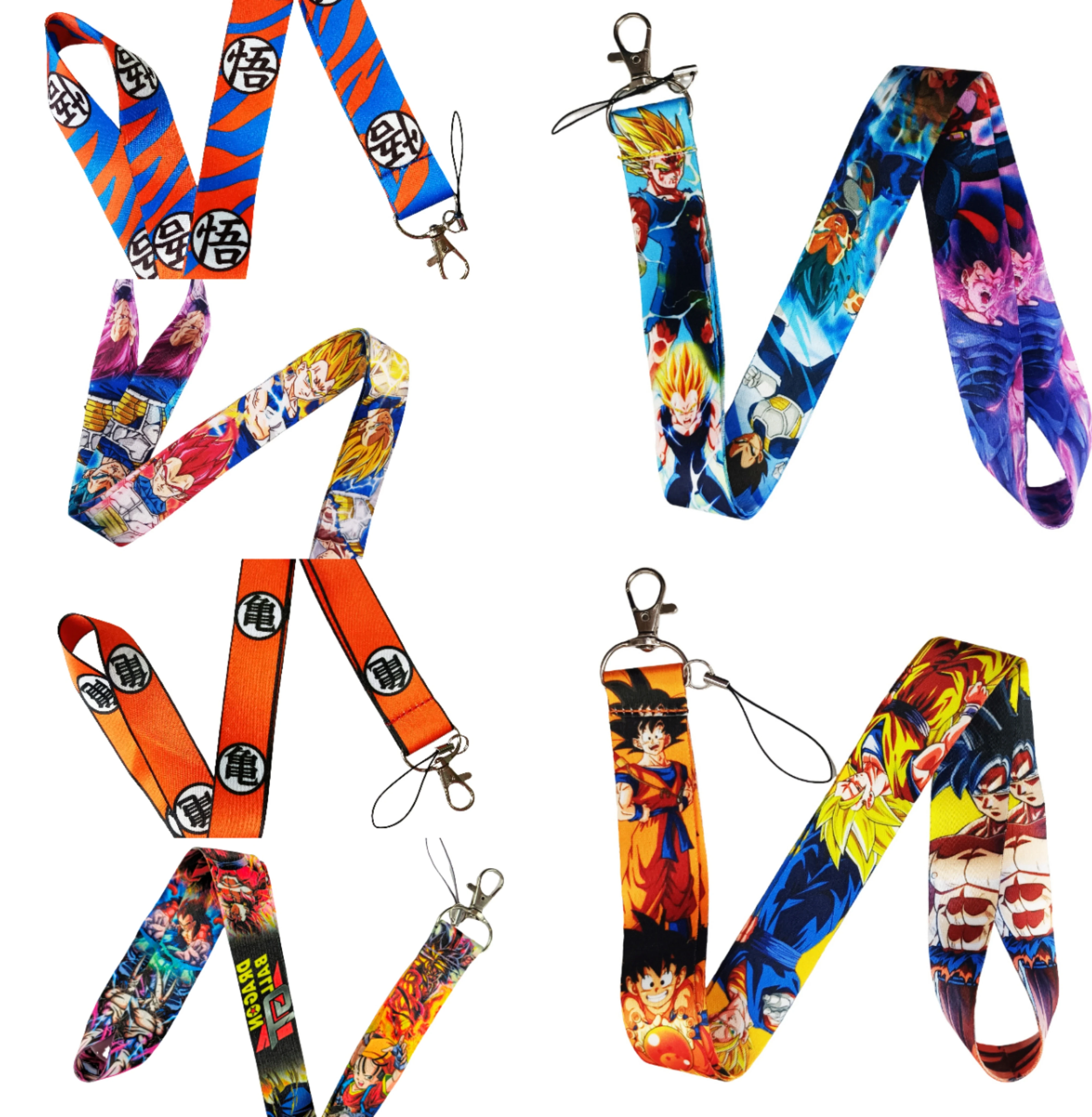 Wholesale 1000 Designs Cartoon Key Lanyard ID Badge Holders Animal Phone Neck Straps with Keyring Phone Accessories