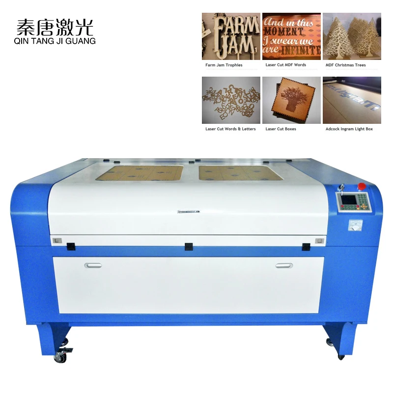 1390 1610  co2 Laser cutting Engraving Machine wood/glass/leather/ acrylic mdf plywood 80w 100w 130w 150w 300w