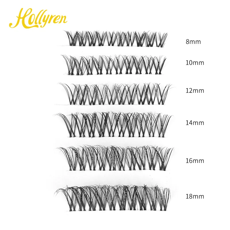 2023 Popular Diy Lash Extensions Lashes 0.1mm Thin Band Single Fox Eye Lashes Magnetic Anchor Eyelashes Cluster