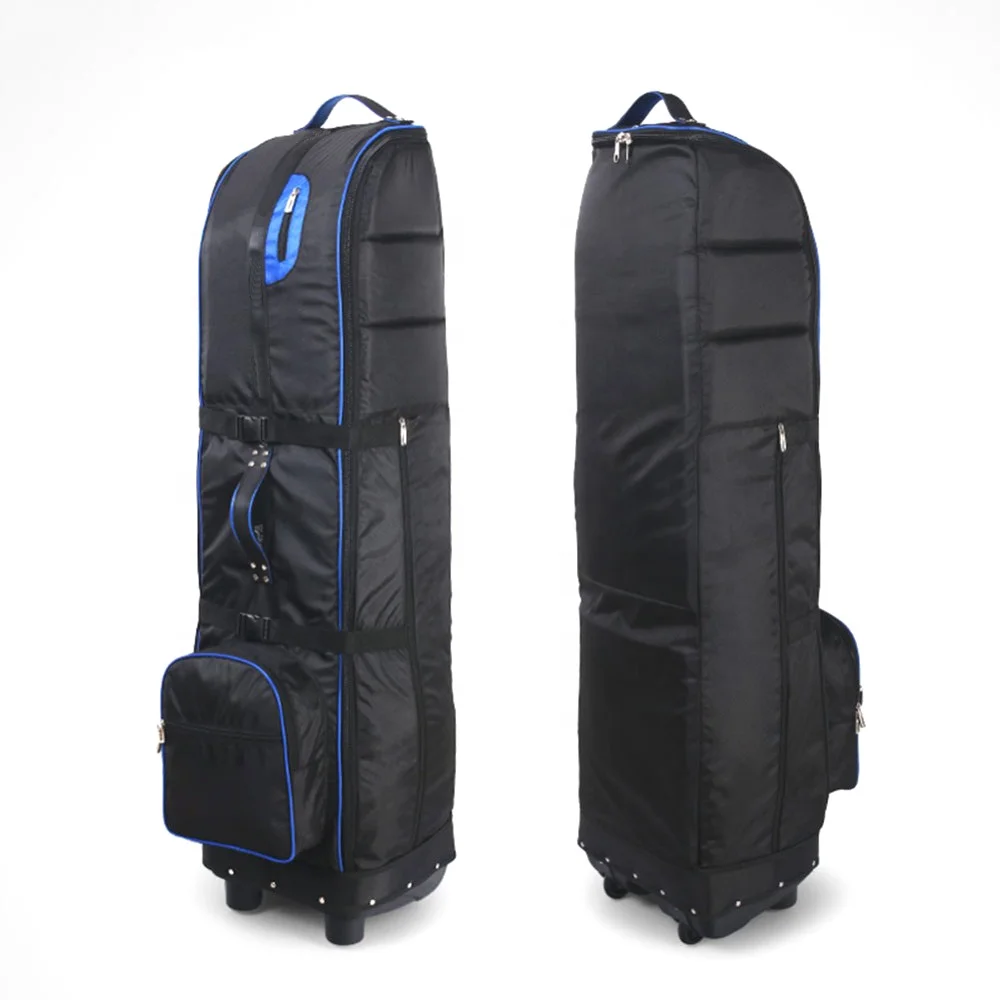 Nylon golf bag travel cover wholesale custom Golf air bag with wheels
