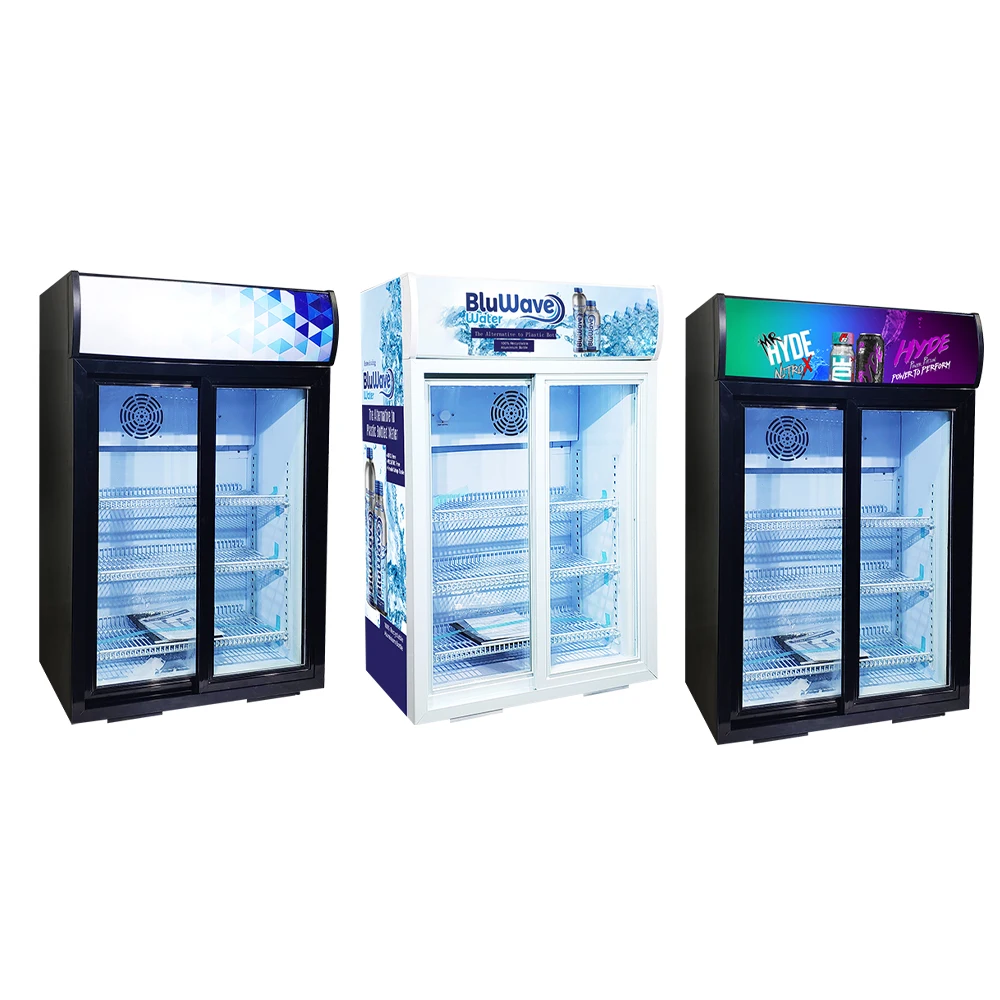 Холодильник со стеклянной дверью Meisda SC105L 105L коммерческий вертикальный холодильник с 2