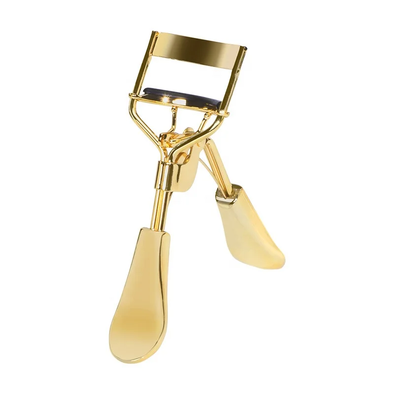 Golden Metal Hot Sale Eyelash Curler Portable Beauty Care Tools Makeup Lash Curly Eyelash Curler
