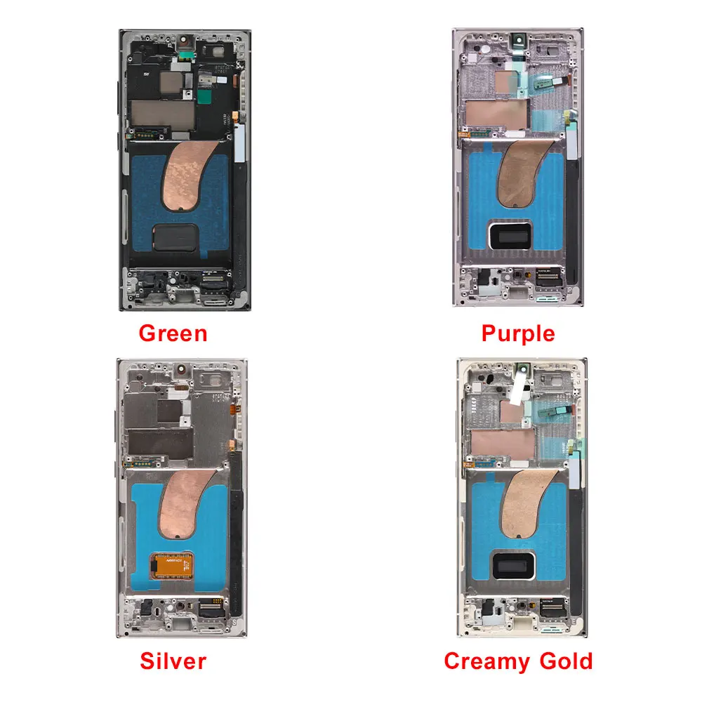 Wholesaler Mobile Phone LCDs Super OLED Screen for Samsung S23 Ultra Support Fingerprint Display