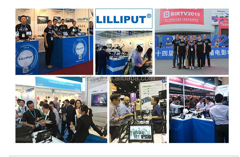  LILLIPUT RM-7024 двойной 7 дюймов 3RU IPS VGA ЖК-монитора держателя шкафа портативный 2 экраны трансляции