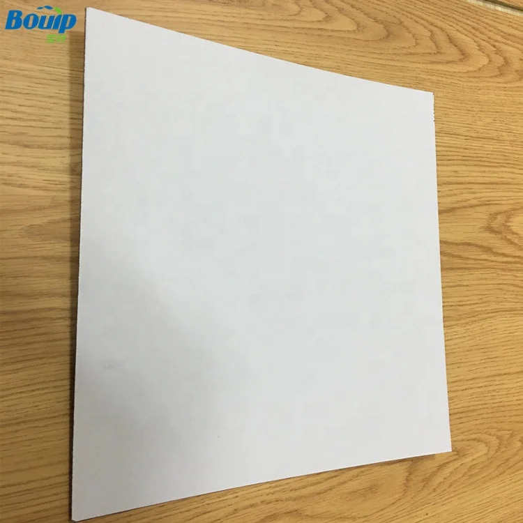 One Faced Thin Mdf Board 2mm White Melamine Mdf Board