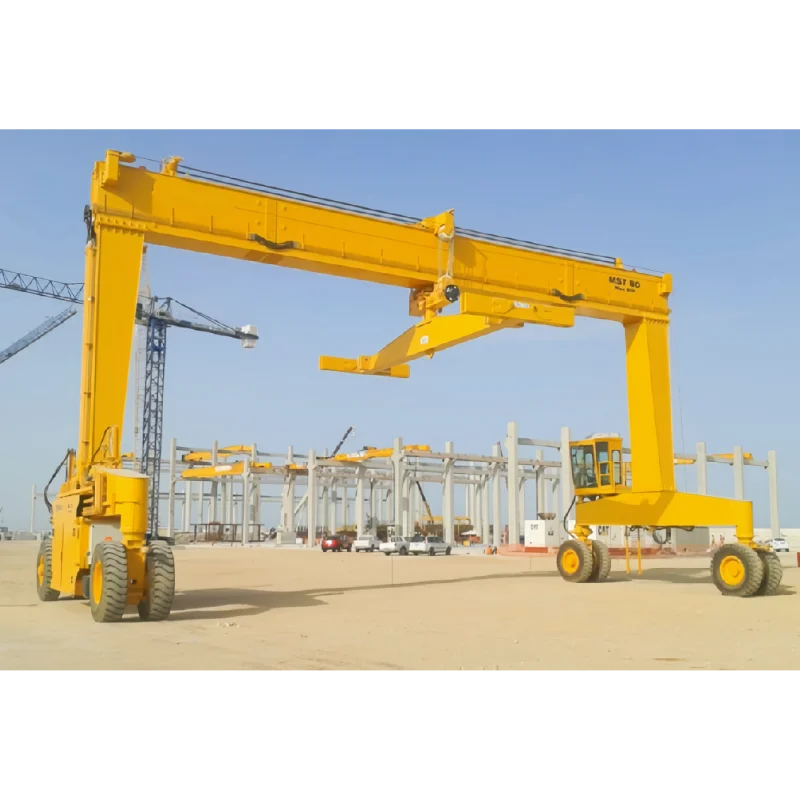 Lightweight Mobile Gantry Crane 1-10 Ton Motor Engine PLC Gear Hoist 10m Max Lifting Height Construction Industries Electric