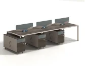 Office desk and chair combined screen station 2/4/6 six-person staff card seat financial staff office station