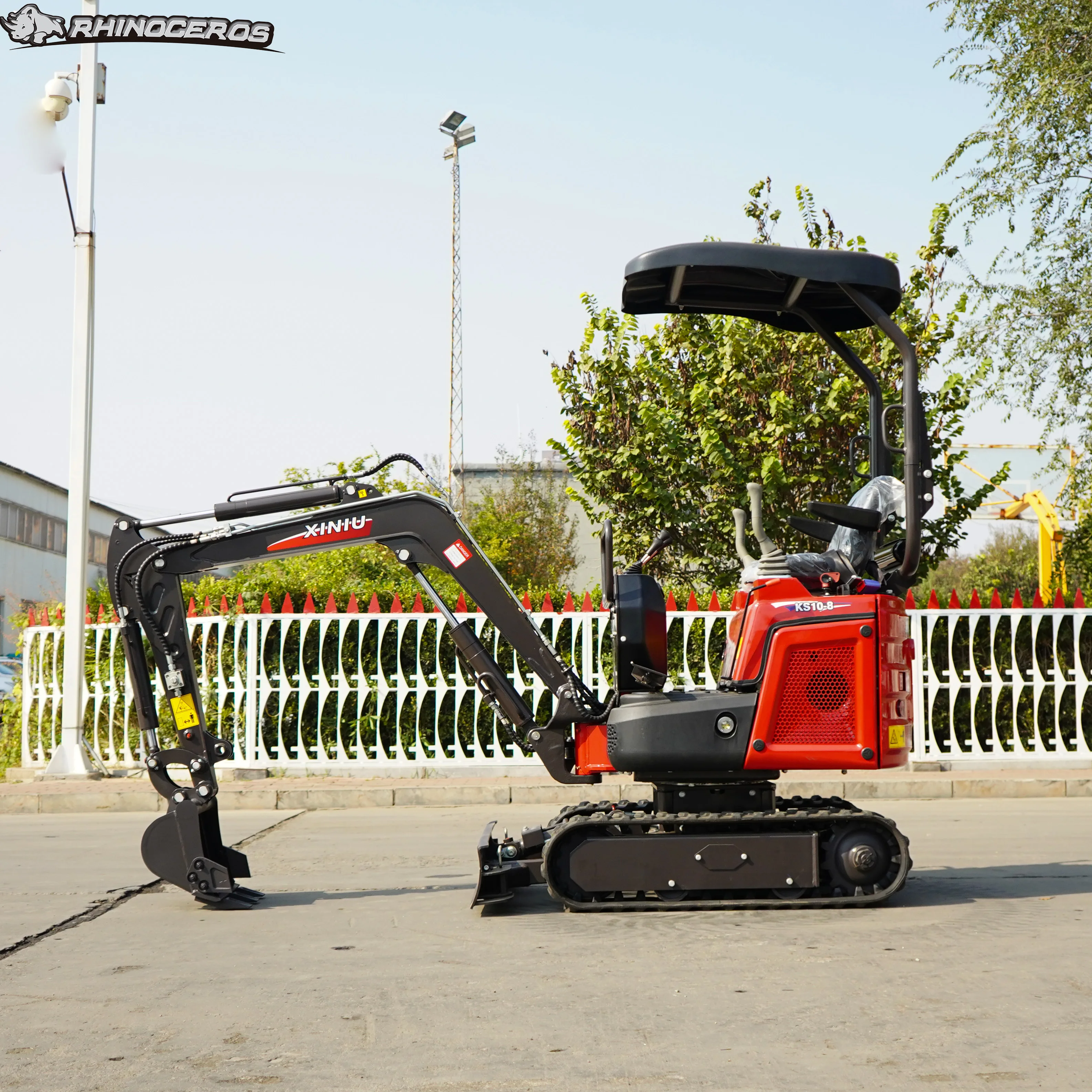 Rhinoceros XINIU KS10-8  1.0T New Product 1000kg Mini Digger Excavator Crawler Excavator Digger