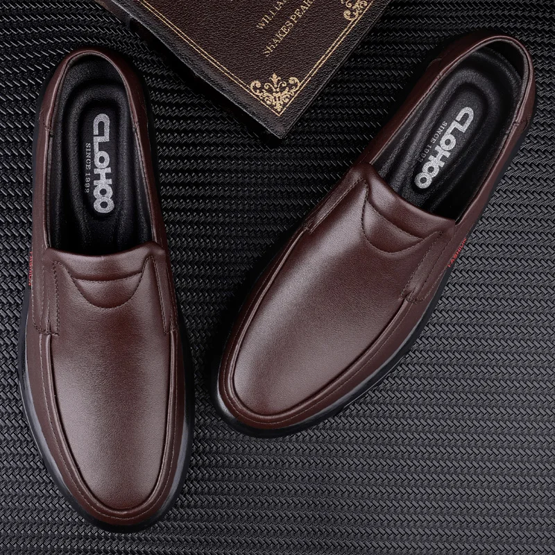 Shoes Business Dress Cowhide Formal Men Leather Summer Light Cow Winter Oem Spring Anti Style