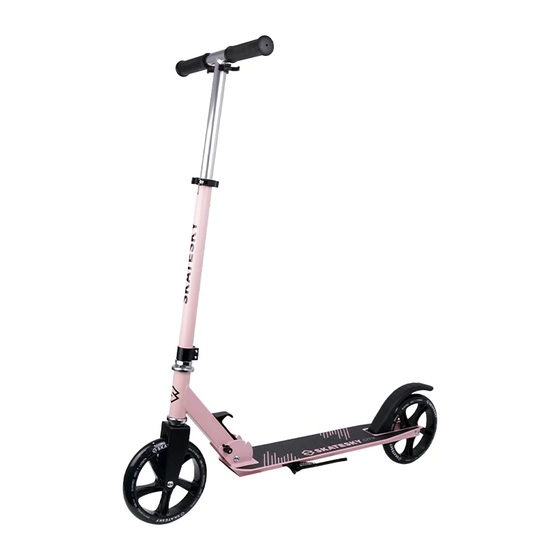 Высокое качество алюминиевый Город Езда складной большой двухколесный городской скутер