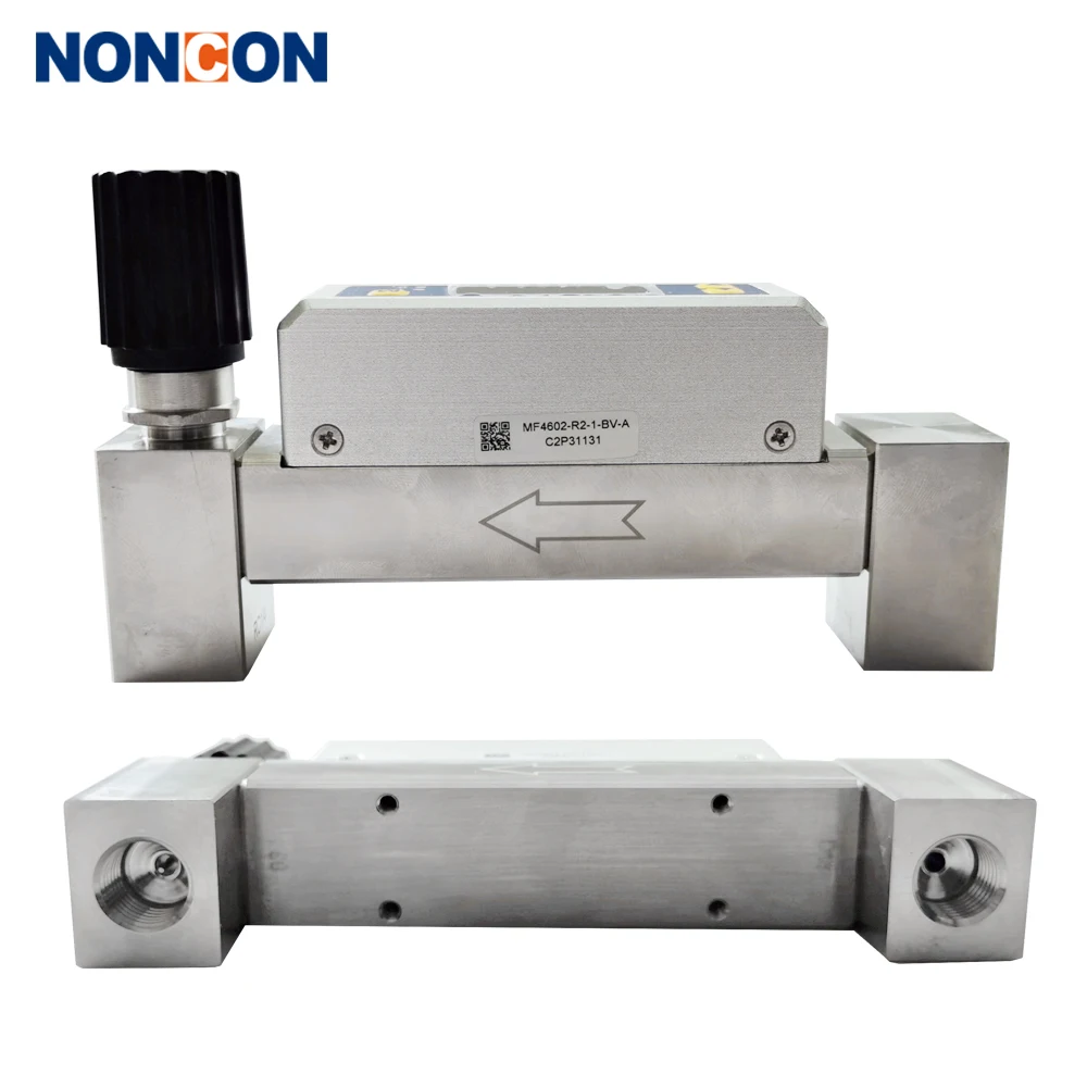 MF4600 series digital argon gas medical Oxygen flow meter sensor O2 N2O air Mass flowmeter