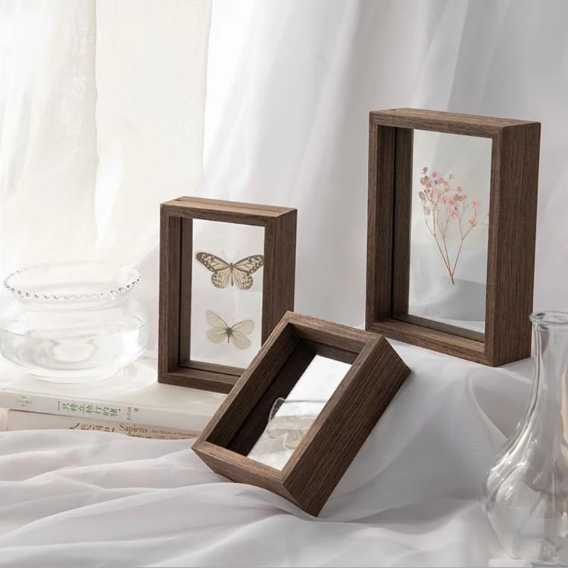Double Sided Picture Frame Mini Photo Frame Square