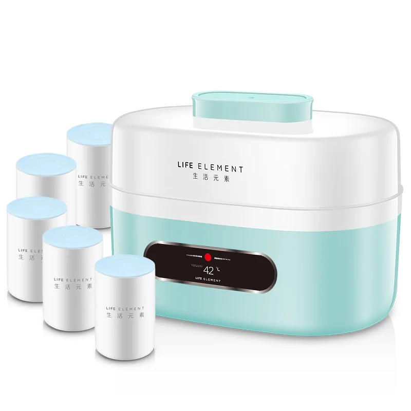 Полностью автоматическая электрическая Йогуртница с керамическими контейнерами позволяет приготовить типы йогурта