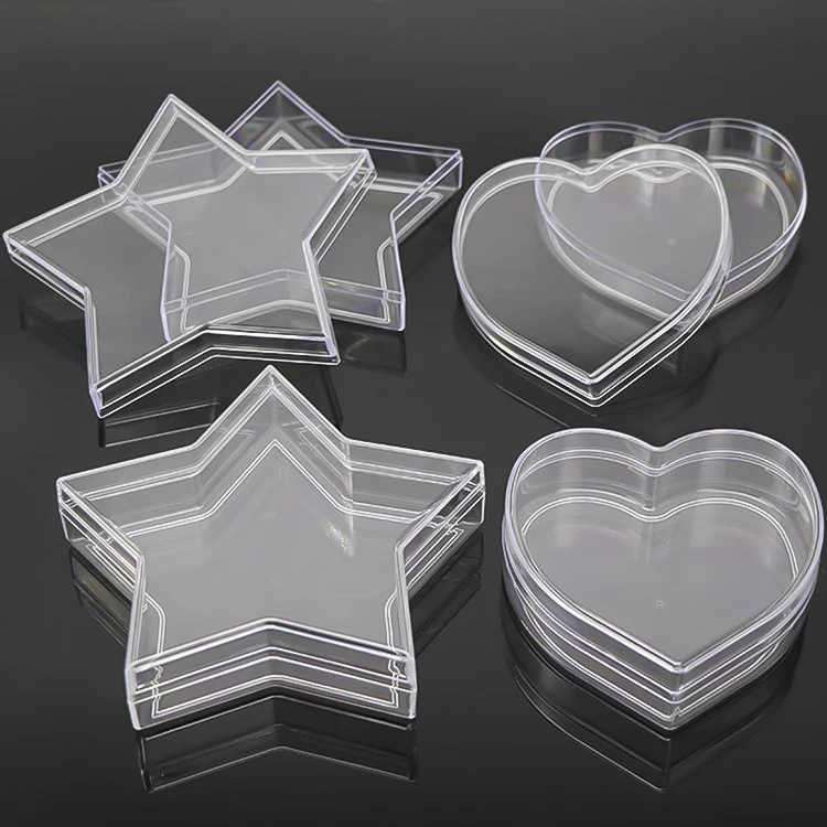 Пластиковая коробка для шоколада в форме сердца