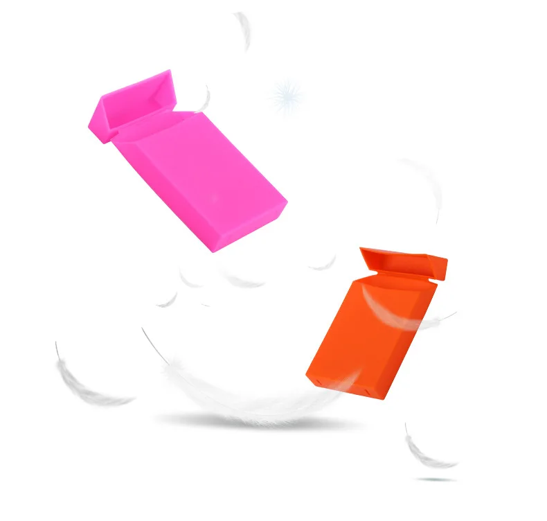 Manufacturers Supply Cigarette Box Men And Women Cigarette Dust Cover Silicone Cigarette Case