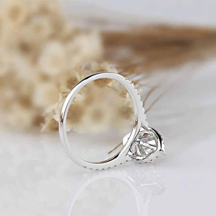 Moissanite Light White Color 5x8MM Antique Marquise shape Diamond for 14K White Gold Moissanite Ring