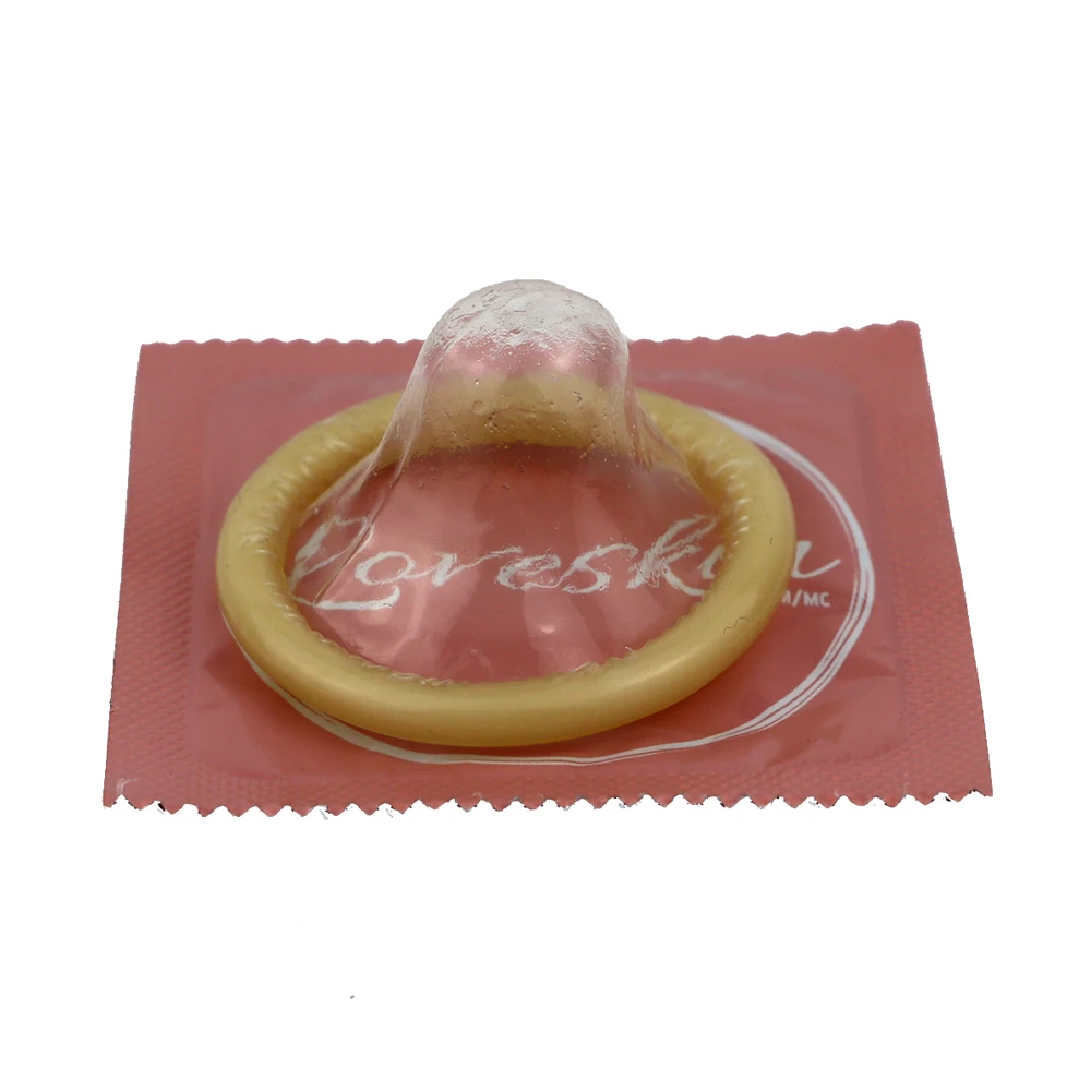 small condom with print designs