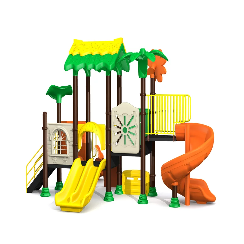 New Children Plastic Outdoor Playground Equipment Amusement Park Toy Outside Plastic Playground Slide