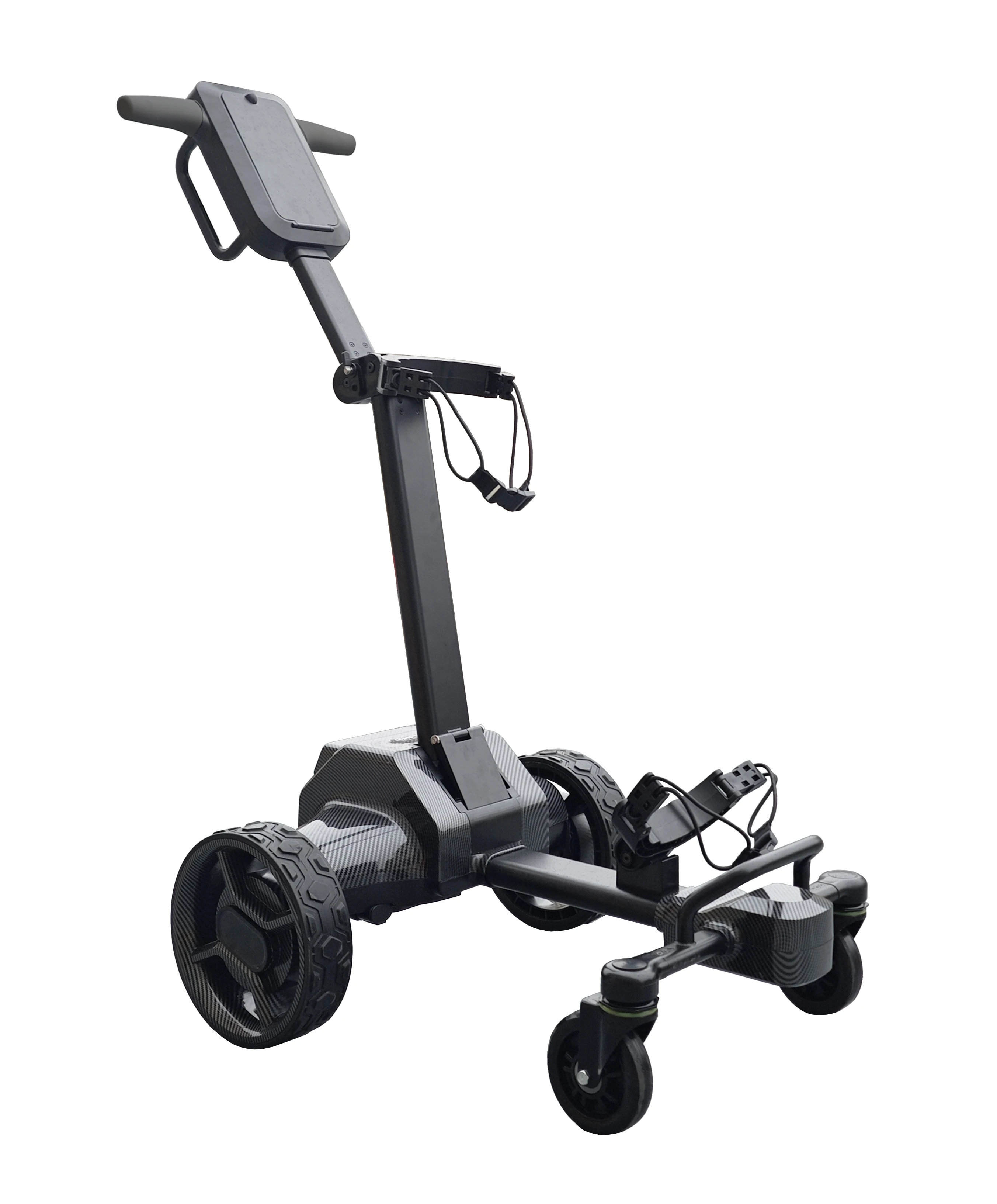 G5 E Golf Trolley Lithium Battery Golf Carts Remote Control 6 Wheel Caddy With Umbrella Holder