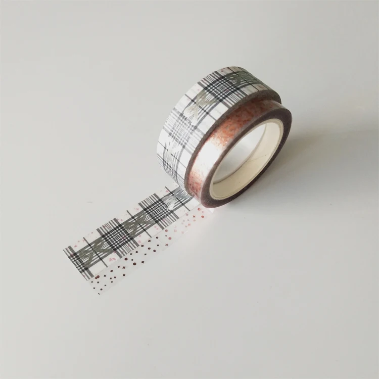 DIY craft glitter adhesive tapes for gift packing
