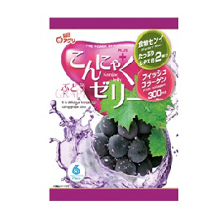 
Wholesale Japan grape soft yummy water oral jelly with collagen 