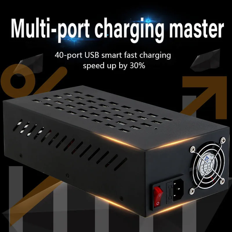 
USB Port Charger 5V 2.1A Multiple Charging Station for Meeting Room Coffee Shop Hotel Multiple Circuit Protection Fast Charging 