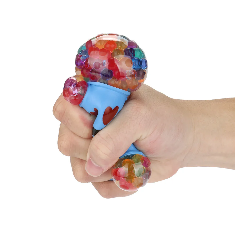 Emoj Grape Ball Spongy Bead Squishies Toy slow rising soft Anxiety Relief Stress Ball fun antistress toy