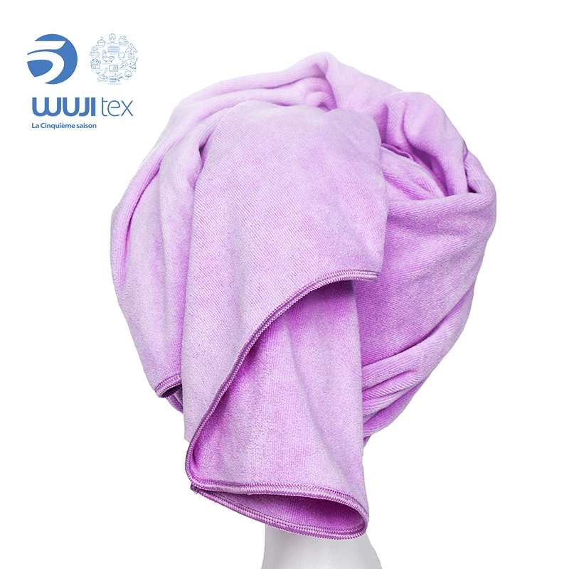 BSCI High quality Super absorption Microfiber hair towel wrap turbans