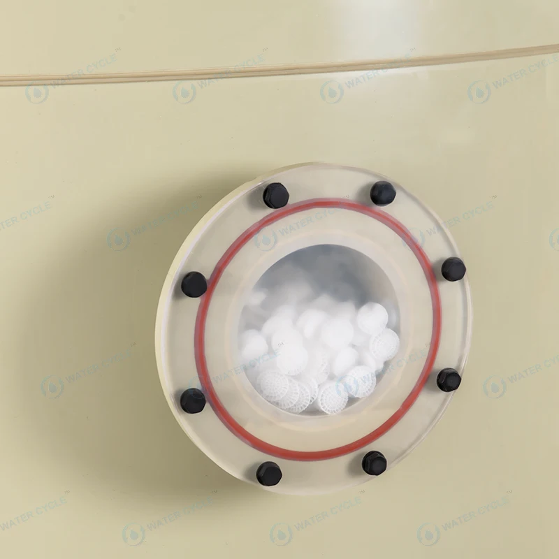 Водный цикл MBBR подвижная кровать биопленочный реактор рыбная креветка краб аквакультура