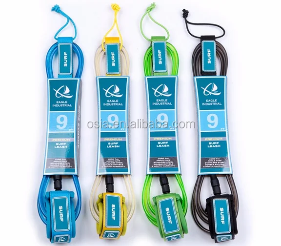 Premium surf leashes for surf board or sup board