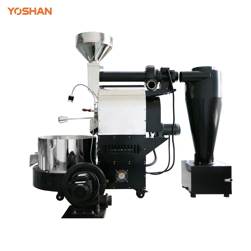 Yoshan 6 кг промышленный hor air haas 5 dy gas12кг двойной барабан коммерческий кофейный жаровня промышленная машина