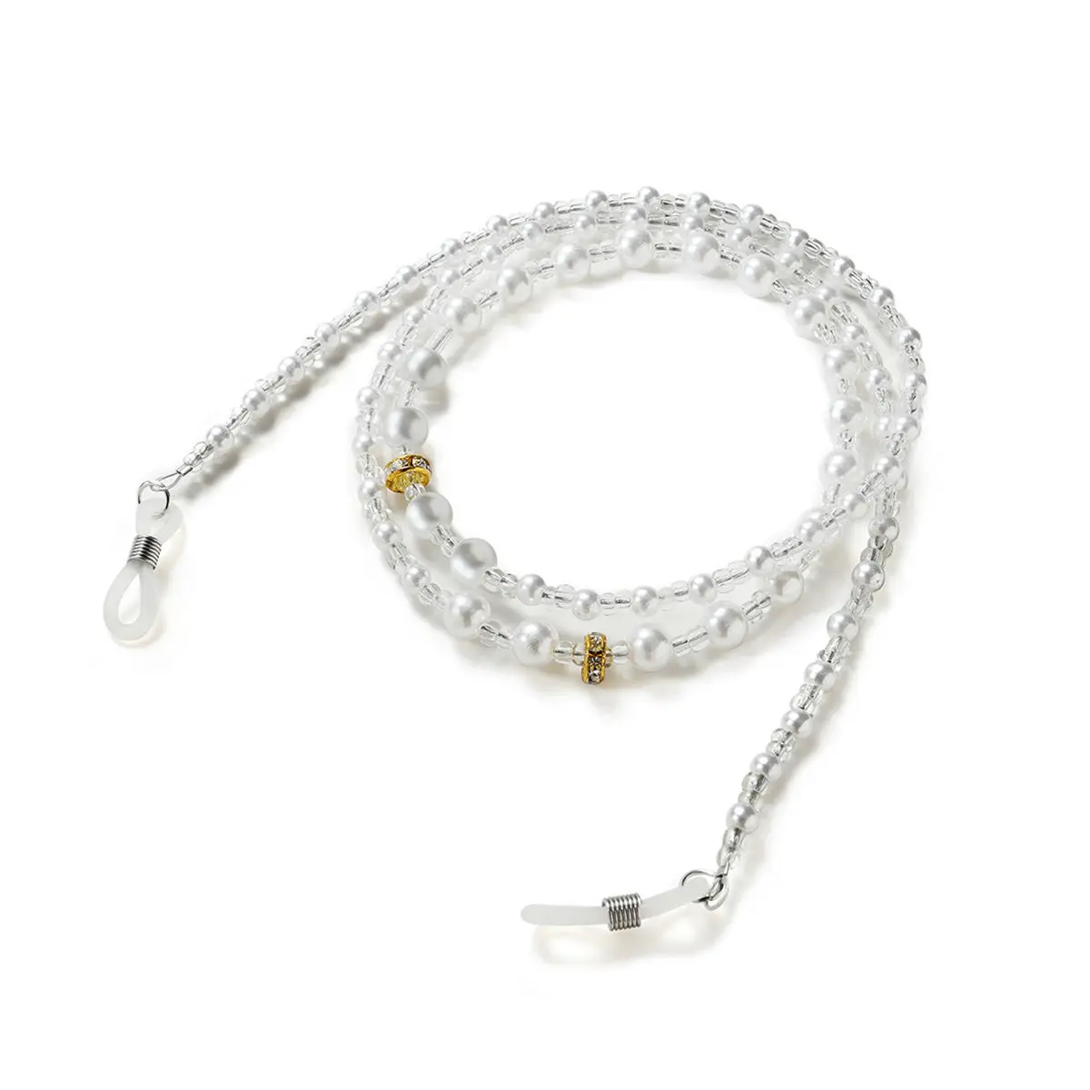 Цепочки для солнцезащитных очков на заказ, ожерелье для очков, фиксатор для очков, ремешок для очков с жемчужинами и бусинами для женщин