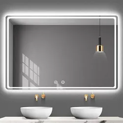 Factory Best Selling Wall 15w aluminum pc led modern bathroom mirror light Led Shower Mirror For Bath Home Decoration