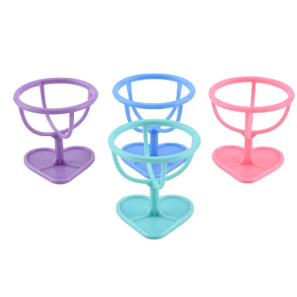 Removable cosmetic sponge drying makeup egg set stand base plastic sink sponge holder